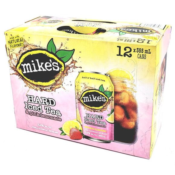 MIKES HARD PINK LEMONADE TEA 12 PACK