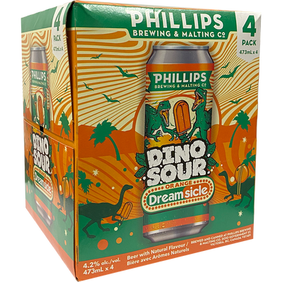PHILLIPS DINOSOUR ORANGE DREAM 4 CANS
