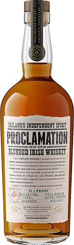 PROCLAMATION IRISH WHISKEY 750 ML