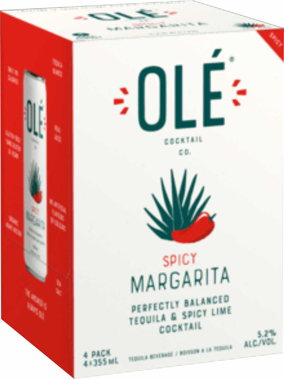 OLE SPICY MARGARITA 4 CANS