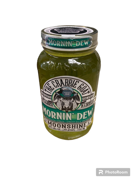 CRABBIE GOAT MORNIN' DEW MOONSHINE 750 ML