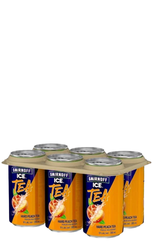 SMIRNOFF ICE PEACH TEA 6X355ML