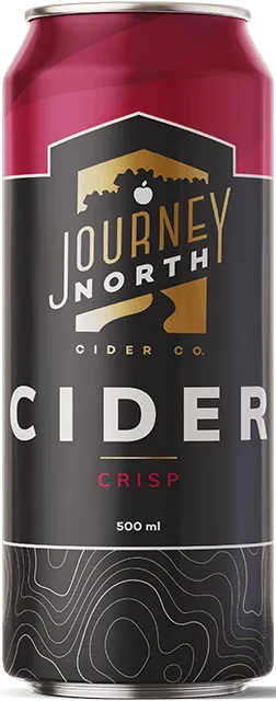 JOURNEY NORTH CIDER Crisp Cans 4 CANS