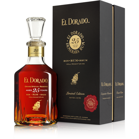 EL DORADO 25 YEAR RUM 750 ML
