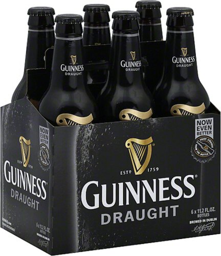 GUINNESS DRAUGHT (BOTTLES) 6 PACK