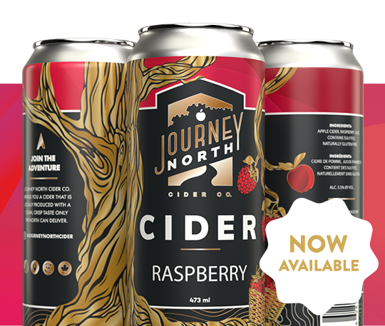 JOURNEY NORTH CIDER Raspberry 4 CANS