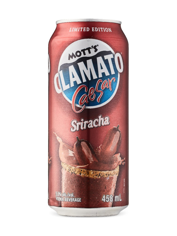 MOTT'S CLAMATO CAESAR SRIRACHA 473 ML