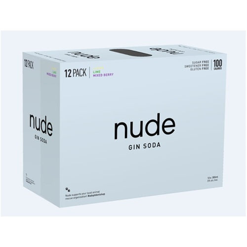 NUDE GIN SODA MIXER 12 PACK