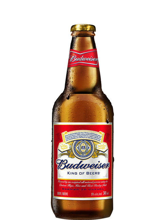 Budweiser 6 BOTTLES 341ML