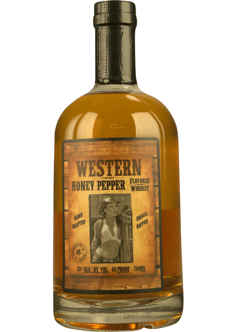 WESTERN HONEY PEPPER WHISKEY 750 ML