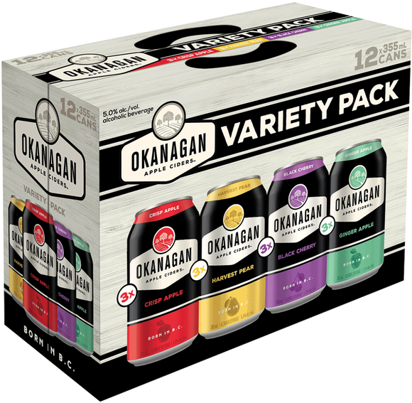 OKANAGAN APPLE VARIETY PACK 24 CANS