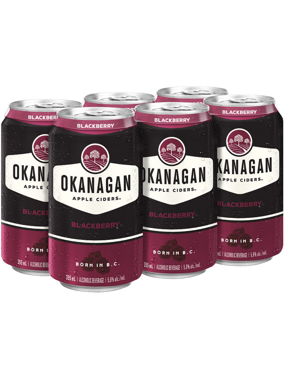 OKANAGAN APPLE CIDERS BLACKBERRY 6 CANS