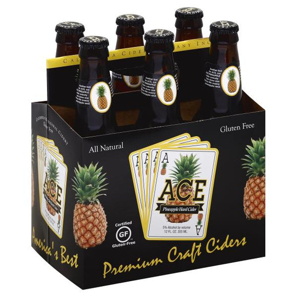 ACE PINEAPPLE HARD CIDER 6 BTL