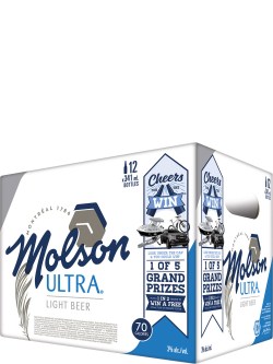 MOLSON ULTRA 12 BTLS