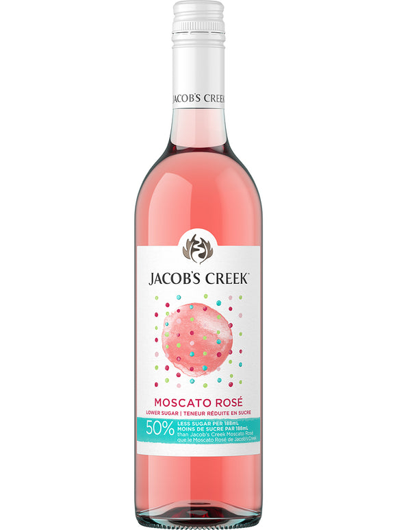 JACOBS CREEK MOSCATO ROSE LOWER SUGAR 750 ML