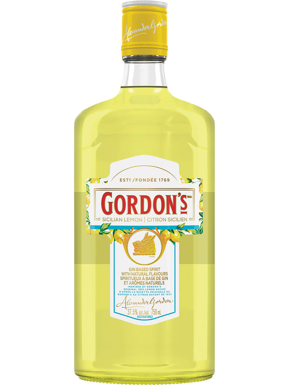 GORDON'S SICILIAN LEMON GIN 750 ML