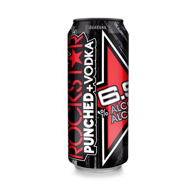 ROCKSTAR + VODKA FRUIT PUNCH 473 ML