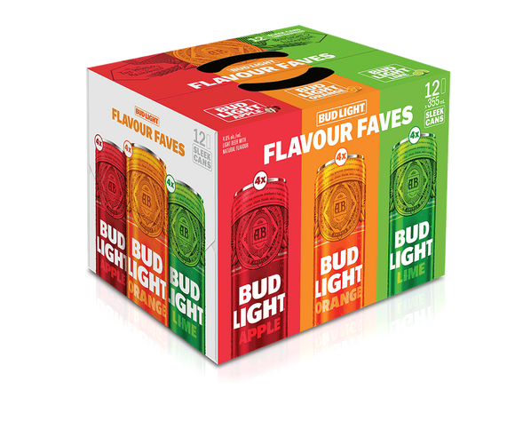 BUD LIGHT FLAVOUR MIX 12 CANS