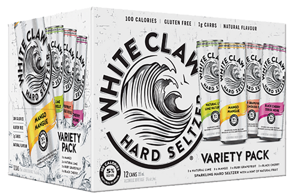 WHITE CLAW VARIETY 12 PACK