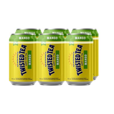 TWISTED TEA MANGO 6 CANS