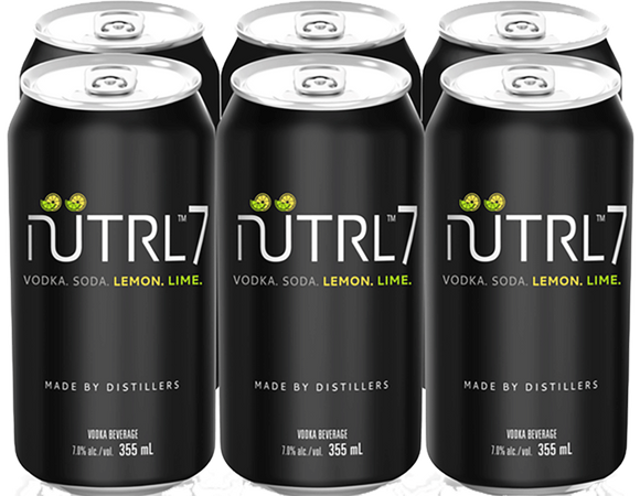 NUTRL 7% LEMON LIME 6 CAN