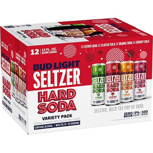 BUD LIGHT SELTZER HARD SODA MIX 12 CANS
