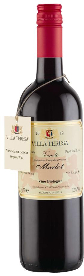 VILLA TERESA ORGANIC MERLOT 750 ML