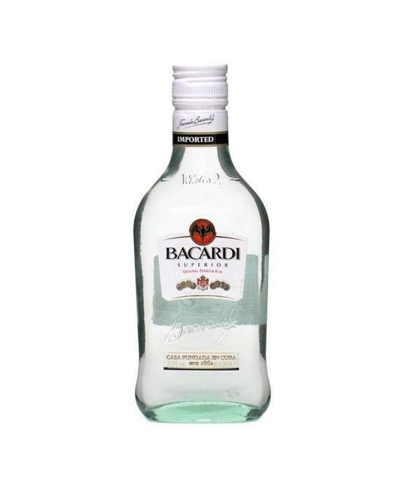 BACARDI WHITE RUM 375 ML