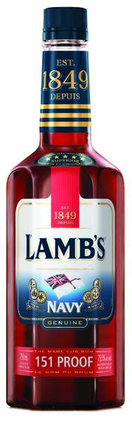 LAMB'S - NAVY 151 PROOF