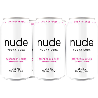 NUDE VODKA SODA RASPBERRY LEMO