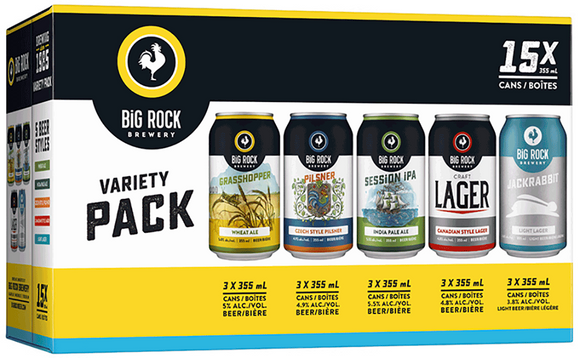 BIG ROCK VARIETY PCK 15 CANS
