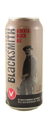 VILLAGE BLACKSMITH ALBERTA BLACK ALE 4 CANS 473 ML