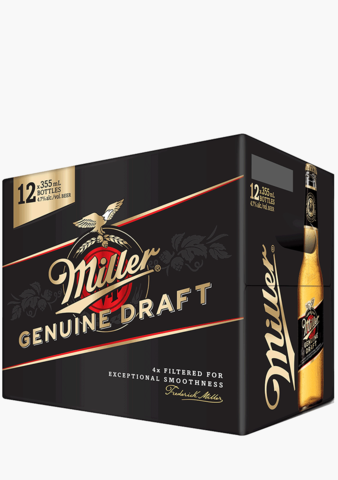 MILLER GENUINE DRAFT 12 BTLS