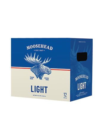 MOOSEHEAD LIGHT 12 BOTTLES