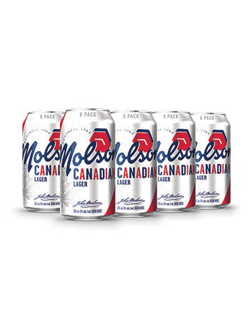 MOLSON Canadian 8 Pack Cans 355ML