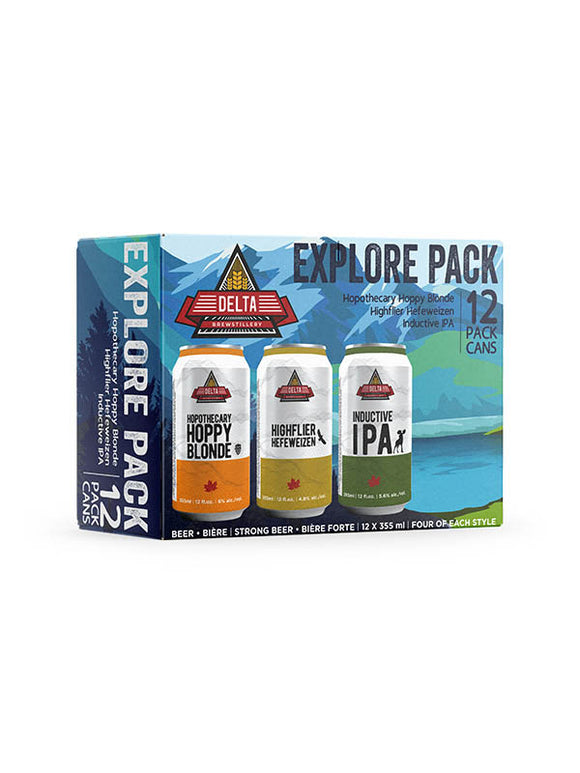 DELTA EXPLORE MIXED CASE 12PK