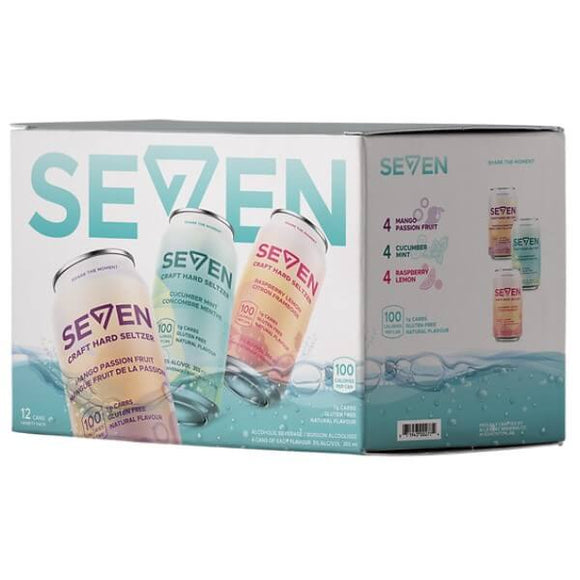 ALLEY KAT SEVEN VARIETY PACK SELTZER 12 CANS