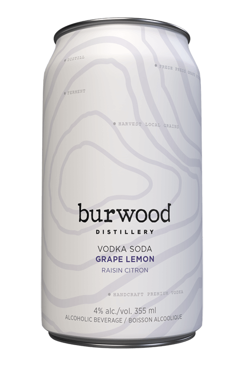 BURWOOD GRAPE LEMON 6 CANS