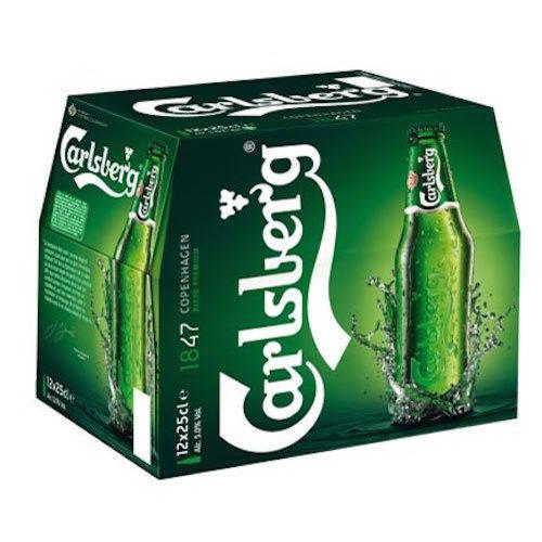 CARLSBERG BOTTLES 12 BTLS