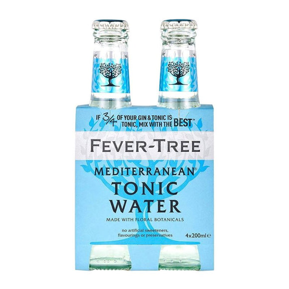 FEVER TREE MEDITERRANEAN TONIC 4 BTLS