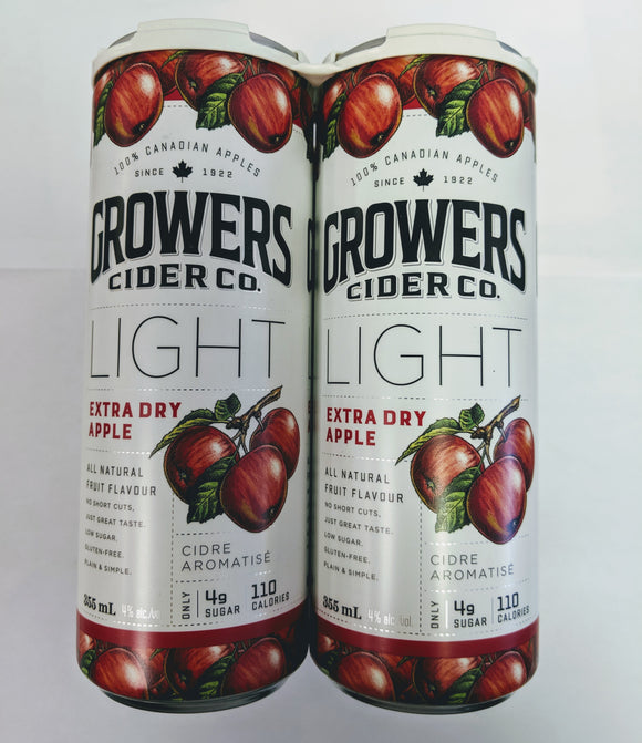 GROWERS LIGHT EXTRA DRY APPLE