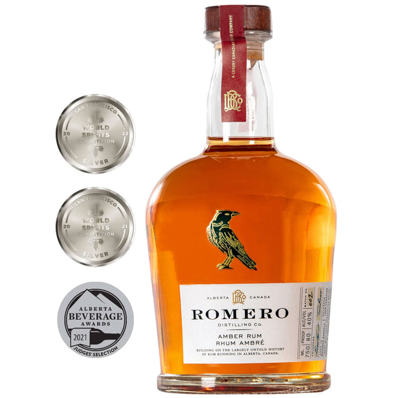 ROMERO AMBER RUM 750 ML