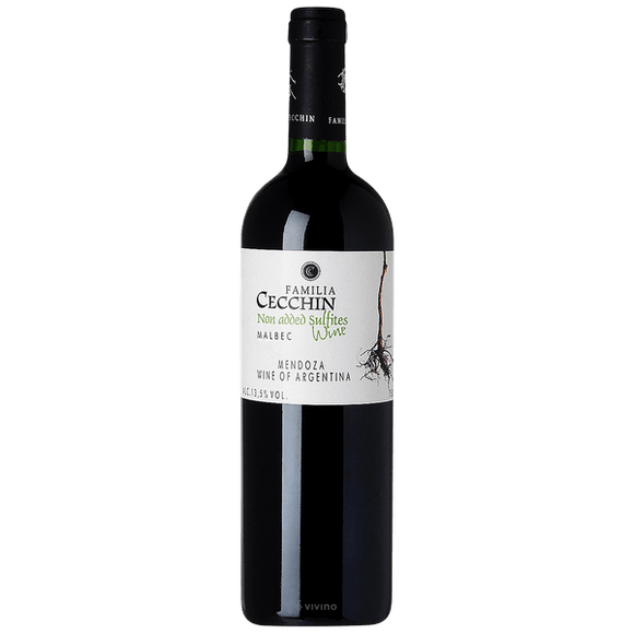 CECCHIN MALBEC NO ADDED SULPHITE 750 ML
