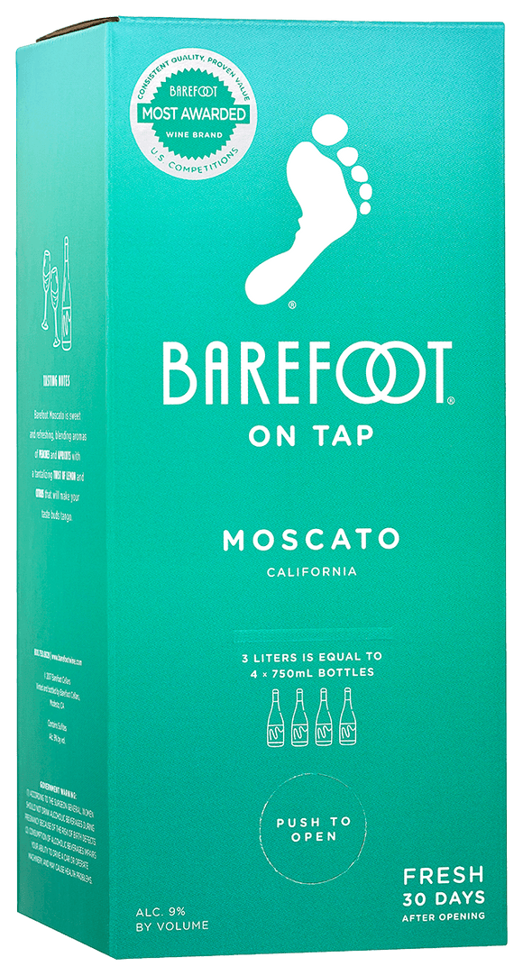 BAREFOOT MOSCATO 3 L