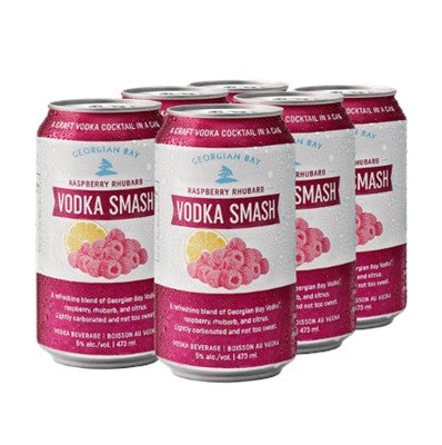 GEORGIAN BAY RASPBERRY RHUBARB 6 CANS