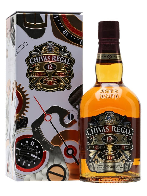 CHIVAS REGAL 12YR OLD GIFT TIN 750 ML