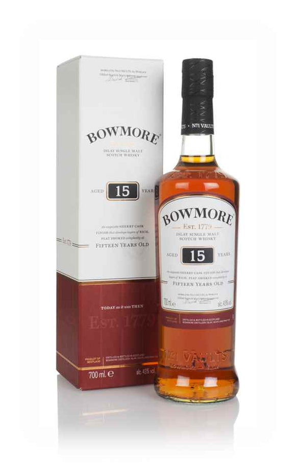 BOWMORE 15 YEAR OLD 750 ML