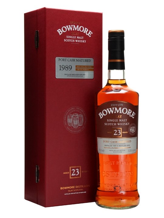 BOWMORE 1989 23 YR PORT CASK ****COLLECTORS ALERT****