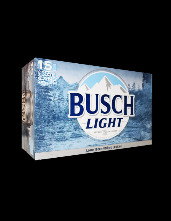 BUSCH LIGHT 355ML 15 CAN