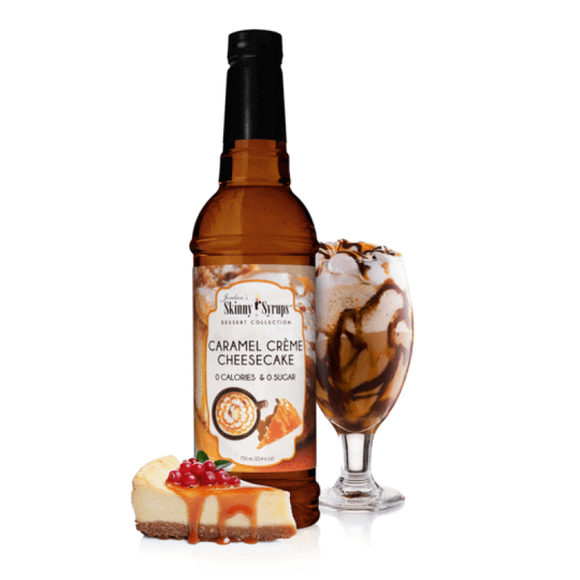 SKINNY MIXERS Sugar Free Caramel Creme Cheesecake Syrup 750 ML